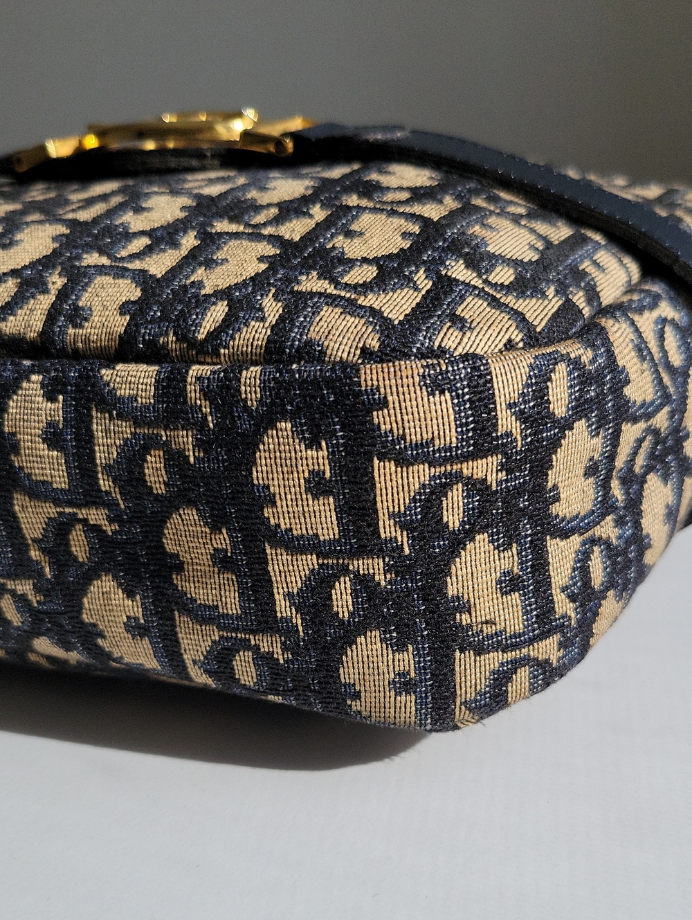 Vintage Christian Dior Oblique Jacquard Shoulder Bag - Picture 8 of 16